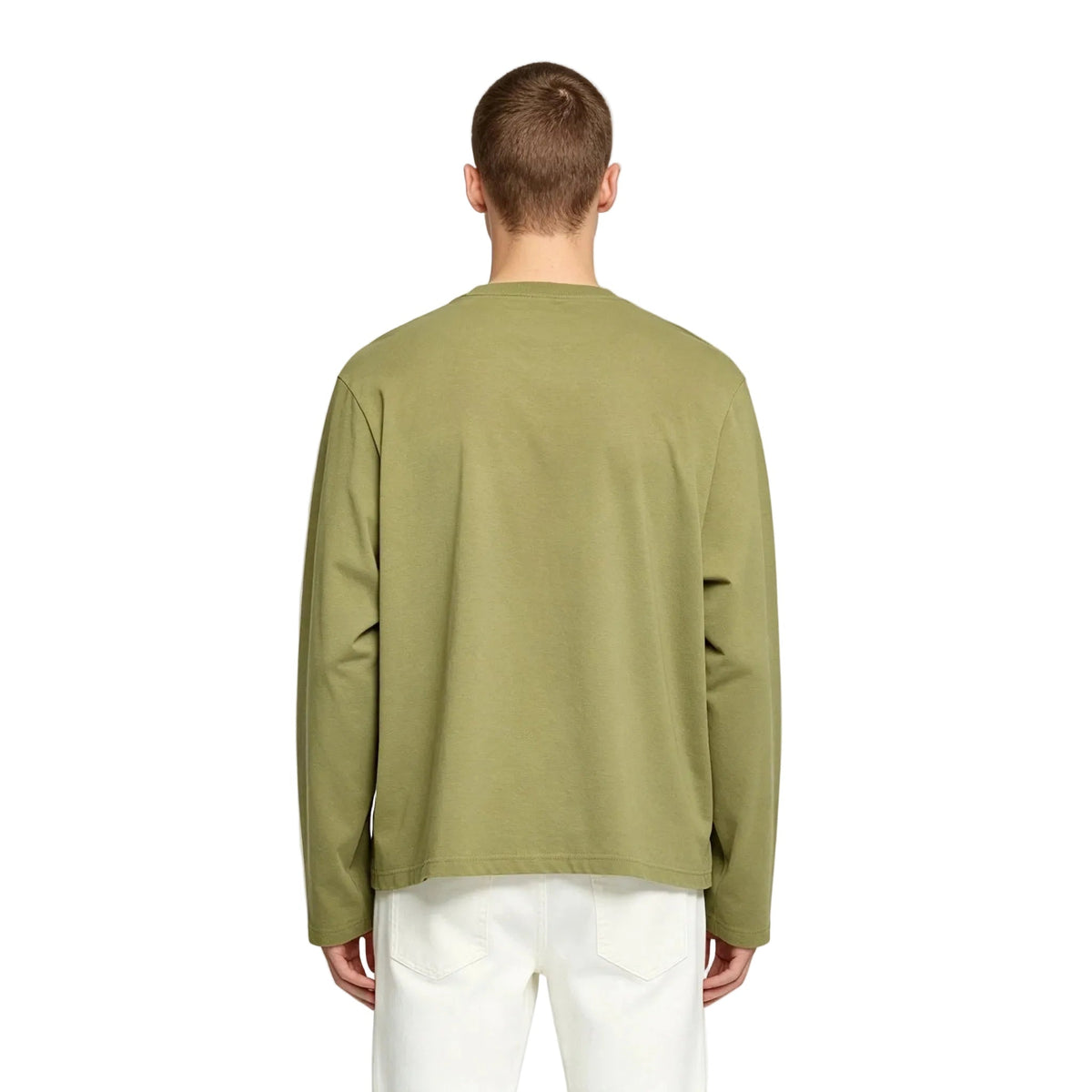 Acne Studios Logo 1996 Long Sleeve T-Shirt Olive Green