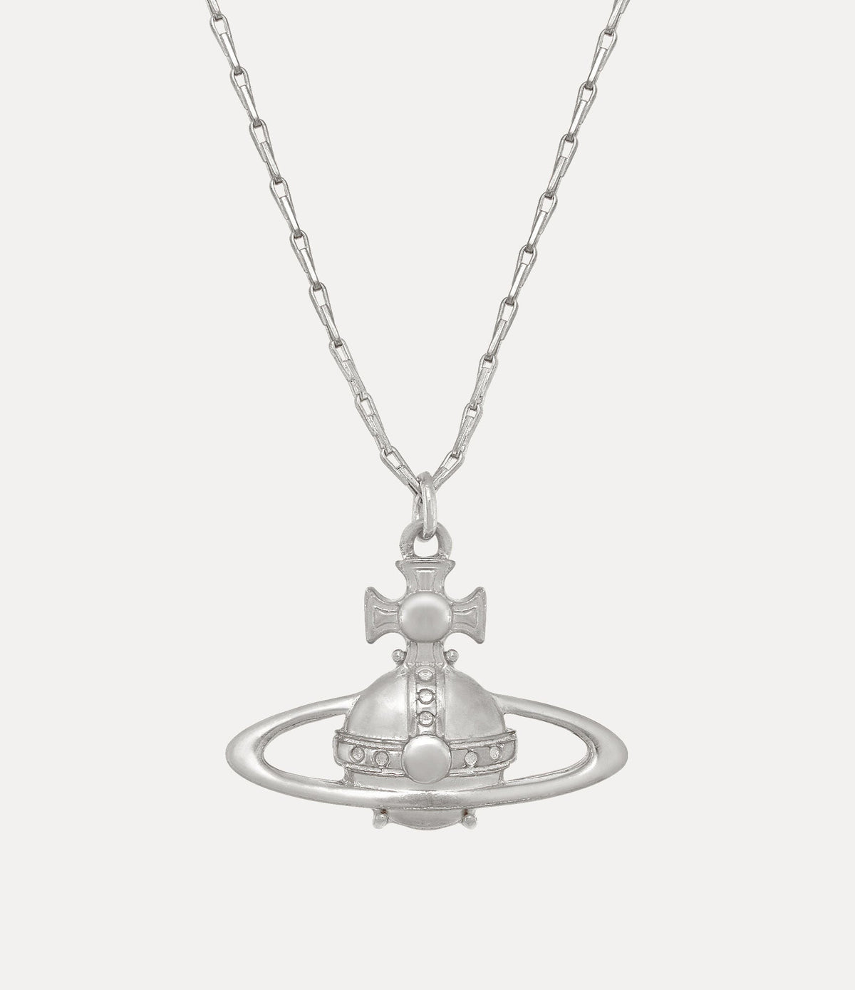 VIVIENNE WESTWOOD Suzie Pendant Necklace Brass(Silver)