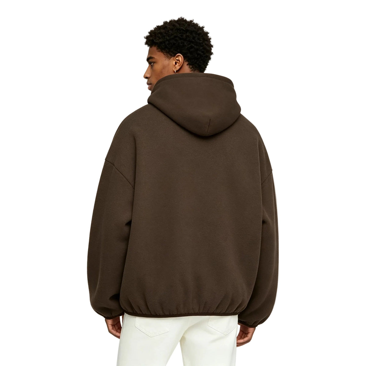 Fear of God Essentials Nylon Fleece Hoodie Heather Wood