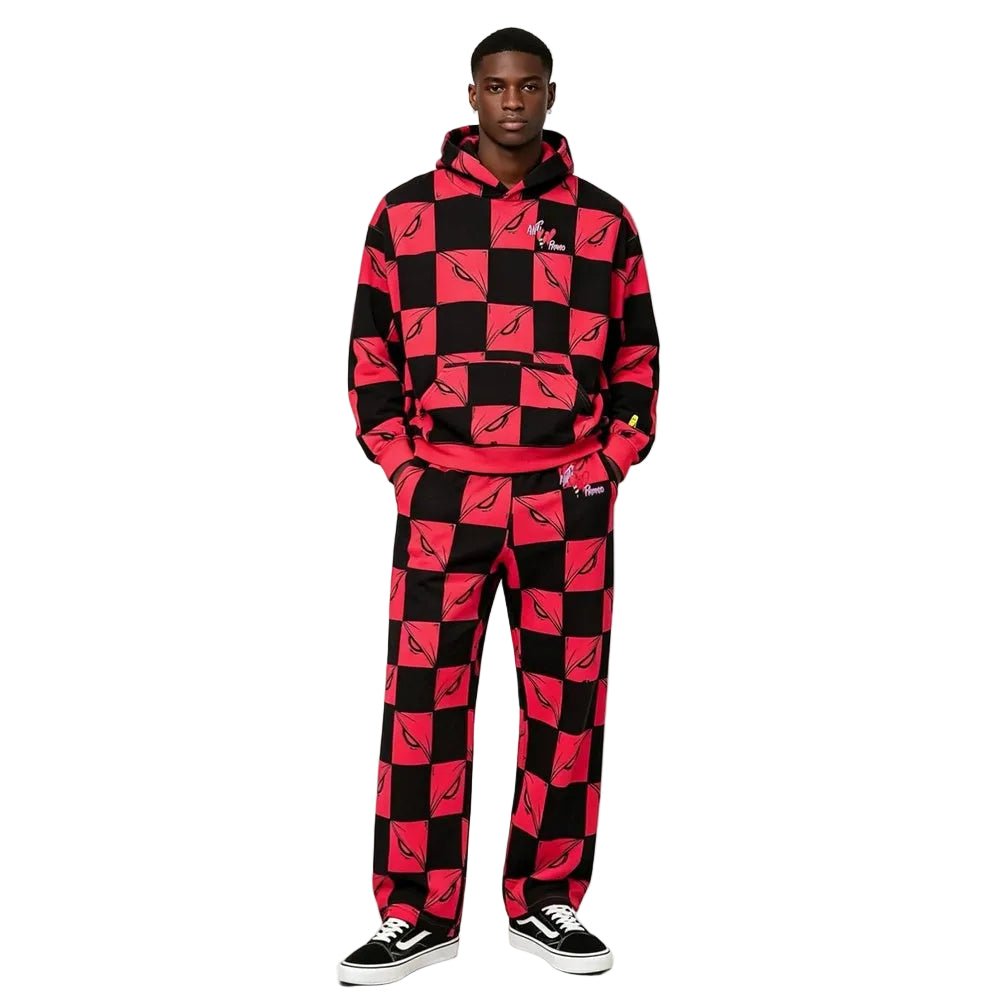 Matty Boy Anti Promo 99 Eyez Sweatpants Black Red