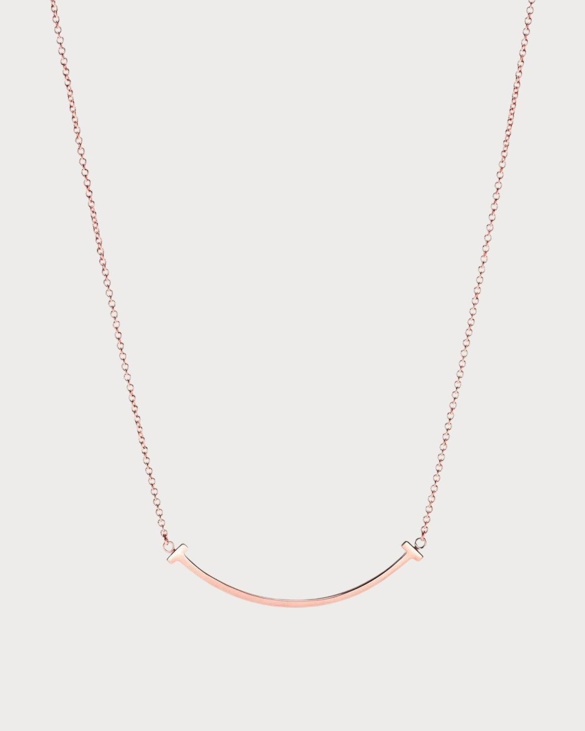 TIFFANY & CO. Tiffany T Smile Pendant in(Rose Gold)