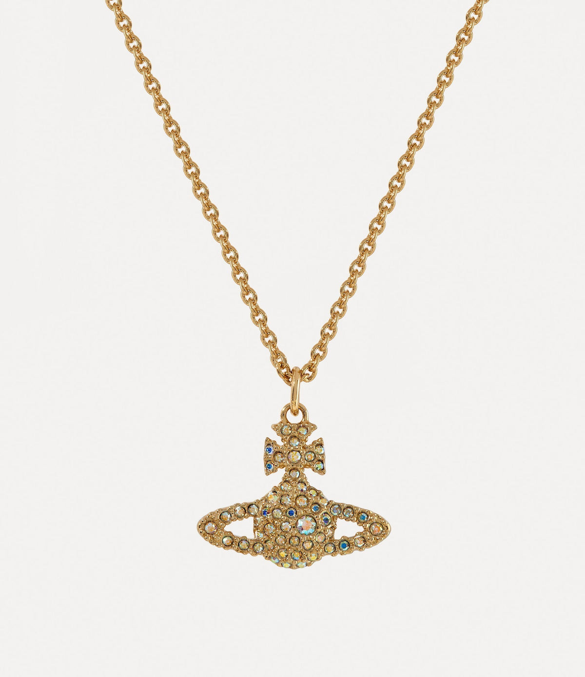 VIVIENNE WESTWOOD Grace Bas Relief Pendant Necklace Brass(3 Colors)
