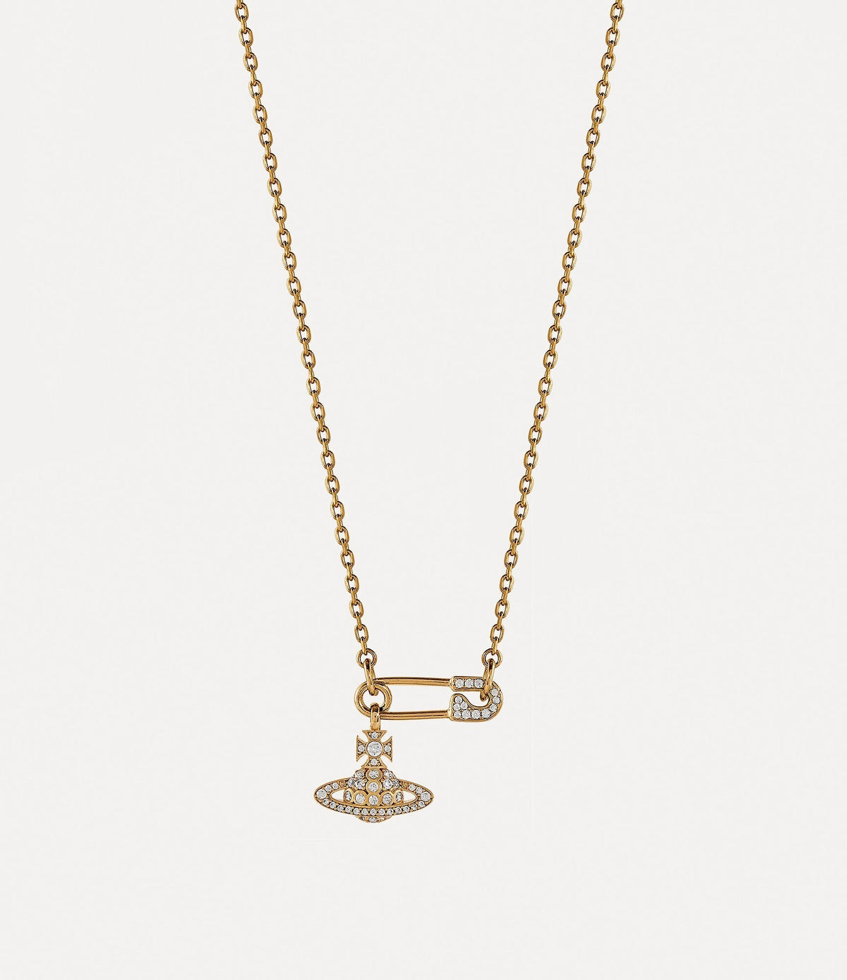 VIVIENNE WESTWOOD Lucrece Pendant Necklace Brass(2 Colors)